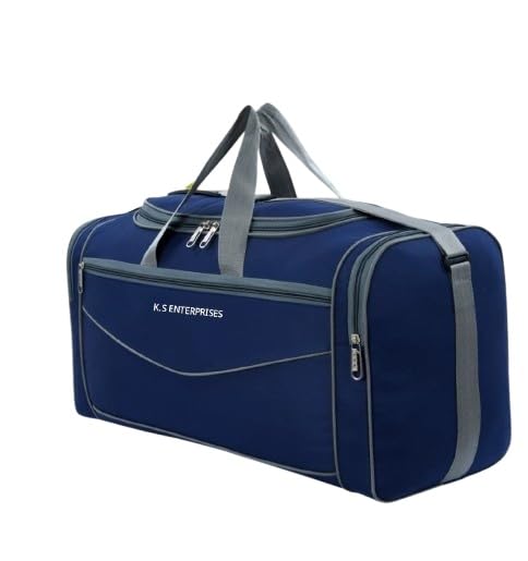 Gym Duffle Bag for Men & Women, Lightweight Sports Travel Bag with Shoe Compartment and Adjustable Shoulder Strap, Blue|KEBAG_101-image-38