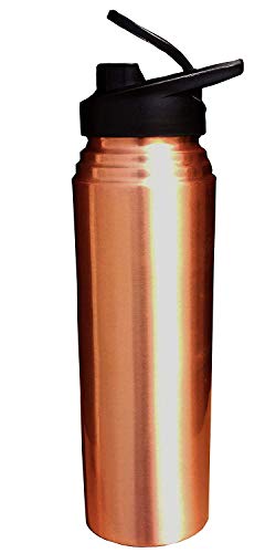 Rudra Exports Copper Sipper Water Bottles 1 Liter Best Copper Sipper Bottle 1000ml water Bottle