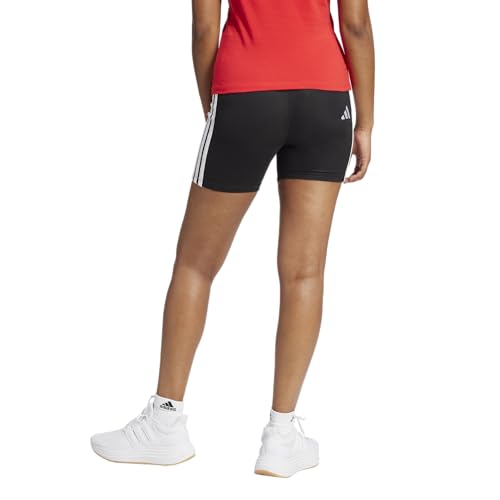 adidas Women's Essentials 3-Stripes High-Waisted Biker Shorts2