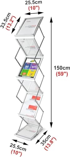 Revistero portátil para almacenamiento sin problemas de espacio 3