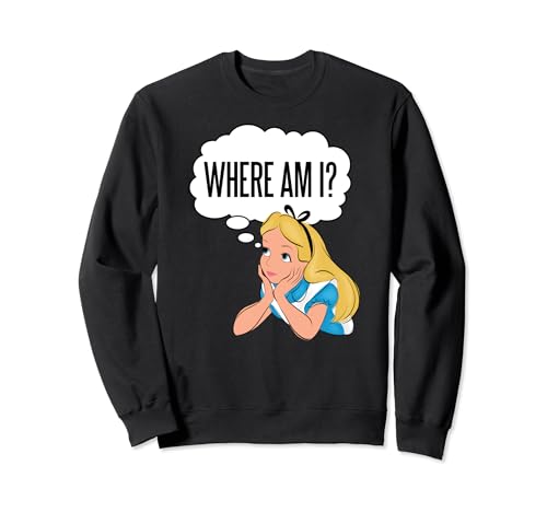 Sweatshirt Disney Alice in Wonderland vetement coton col rond