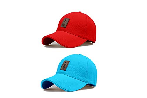 Image of solid plain unisex cotton caps free size adjustable casual look stylish cap