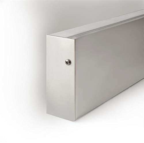 Sistema de herraje cerrado adecuado para todas las puertas de cristal de 8 a 12 mm de grosor gracias a la mandíbula de sujeción, no requiere taladro Cover