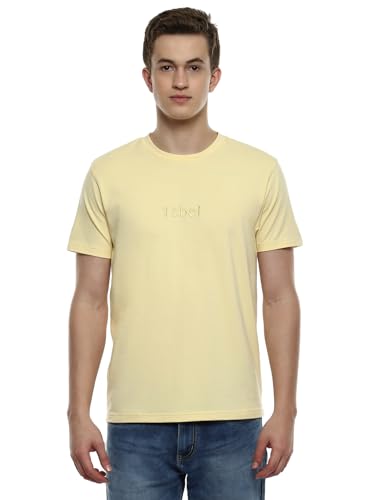 Image of hummel Fringe Men's Regular Fit Crew Neck Embroidered Casual T-Shirt