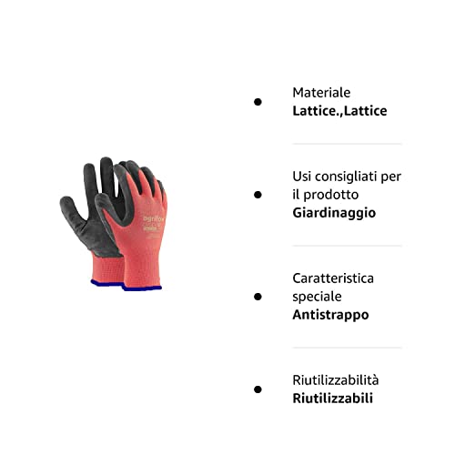 AJS LTD® - 24 paia di guanti da lavoro, rivestiti