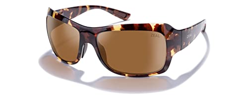 Zeal Optics Women's Nucla Butterfly Sunglasses, Gloss Tokyo Tortoise
