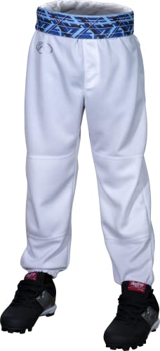 Pantalon de baseball pour adolescent Rawlings blanc taille junior - 4