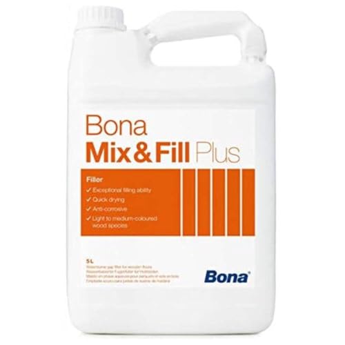 Lt5 Di Bona Mix&Fill Plus - Stucco All'Acqua Anticorrosivo E Rapido Professionale Per Parquet