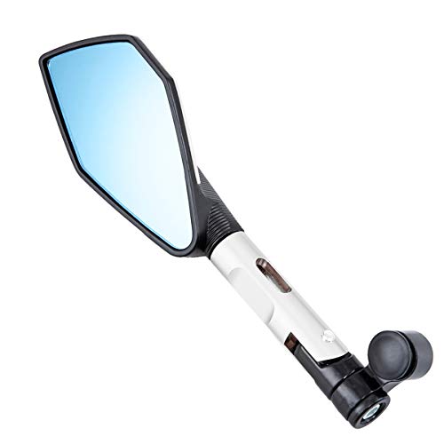 Universal Motorcycle Side Mirrors With 8Mm 10Mm Bolts For Gy6 Scooter Dirt Street Quad Bike Cruiser Atv (Silver) #TOP3