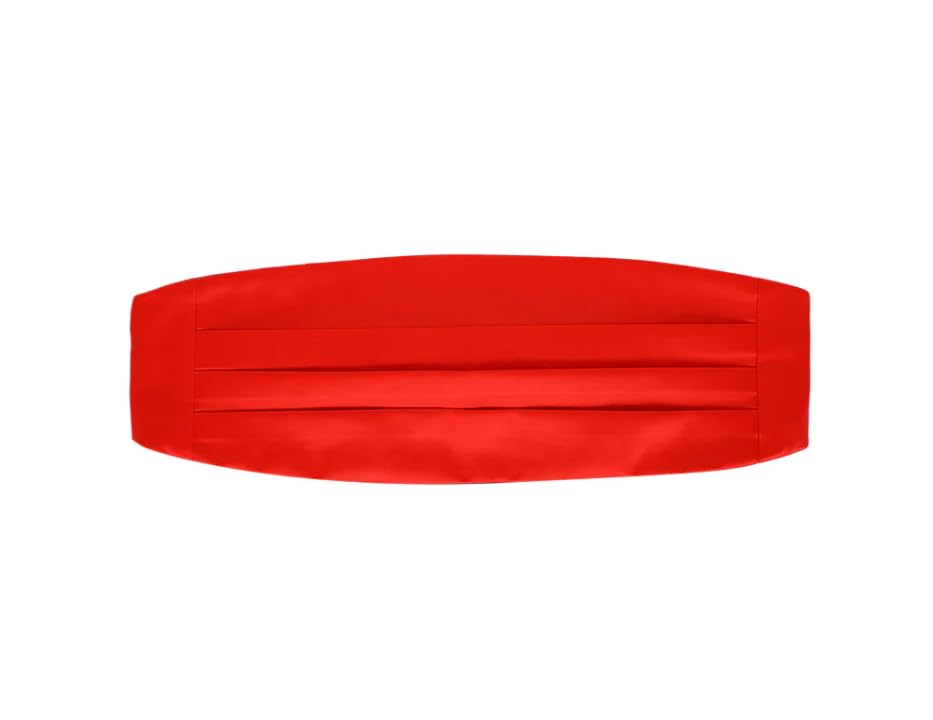 Premium Red Cummerbund Satin Cummerbund Belt Black Satin Formal Tuxedo Wear Adjustable Cummerbund Formal Wear For Men Tuxedo Belt for Men