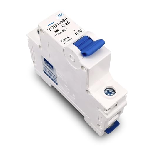 Minidisyuntor 1P CA para evitar sobrecargas en equipos de baja potencia TOB1-63 C3 2