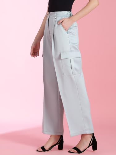 Image of KOTTY Women's High Rise Relaxed || Straight || Joggers Fit Cargo's for Pants || Trousers