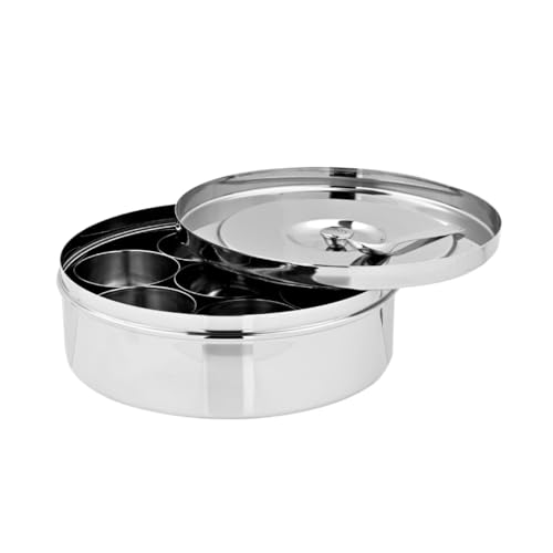 Image of Vinod Stainless Steel Masala Dabba No.13, Diameter 8.8 inch