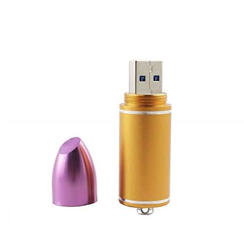 Shooo Clé USB 32 Go Pendrive Rouge à lèvres en métal