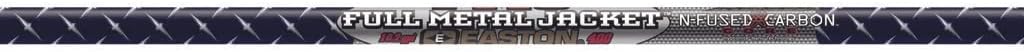 12 - Pk. Easton Full Metal Jacket N - Fused Carbon Shafts Gun Metal Black Finish, 400