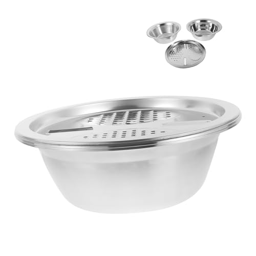 IMIKEYA 3個 多機能ステンレス製水切り?り器 点 野菜ピーラー グレーター フルーツスライサー 野菜洗浄と調理効率向上用