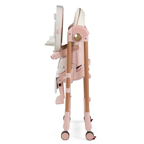 Image of PEG Prima Pappa Zero 3 - High Chair - Mon Amour (Rose Gold & White) | For Children Newborn to 3 Years of Age - Made in Italy