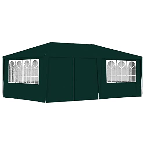 QJBSAVVA Party Tent with Side Walls 13.1'x19.7' Green Outdoor Canopy