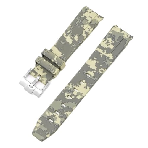 Bracelet en silicone de silicone 20mm finitions soignées pour montre MoonSwatch