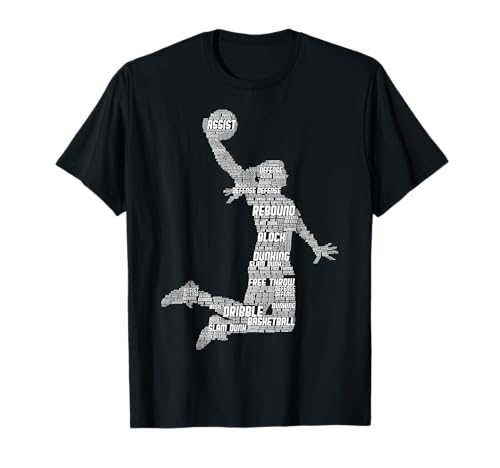 Basketball Mädchen Basketballerin Damen Kinder T-Shirt