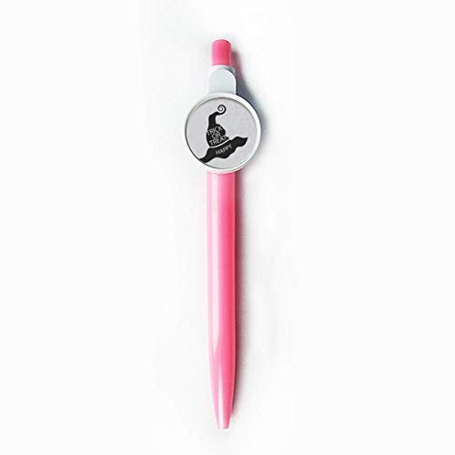 Stylo à bille rétractable Halloween écriture noire papeterie fantaisie chapeau de sorcière