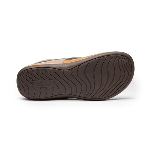 Image of Athlefit Orthopedic Sandals for Women Summer Adjustable Orthotic Thong Sandals with Arch Support