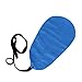 Acouto Saxophone Cloth A Shape Washable Soft Tool Accessory for Flutes Piccolos Clarinet Care (Dark Blue)