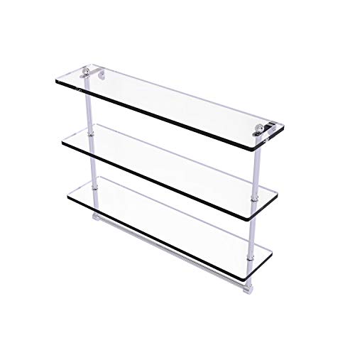 Get Cheap Price Allied Brass RC-5/22TB 22 Inch Triple Tiered Integrated Towel Bar Glass Shelf, Polished Chrome Get Cheap Price Allied Brass RC-5/22TB 22 Inch Triple Tiered Integrated Towel Bar Glass Shelf, Polished Chrome