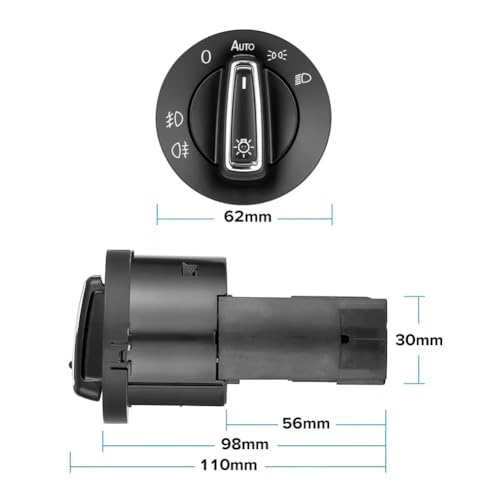 Módulo sensor de luces con activación automática de faros para Passat 4