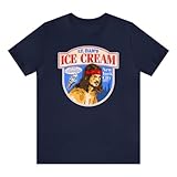 GEEK TEEZ Lt Dan Ice Cream Men's T-Shirt Blue Large