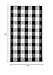 KOZYFLY Buffalo Plaid Area Rugs 3x5 Ft Black and White Checkered Rug Washable Front Door Mat Hand Woven Cotton Outdoor Rug Large Rug for Front Porch Kitchen Entryway Patio Bathroom