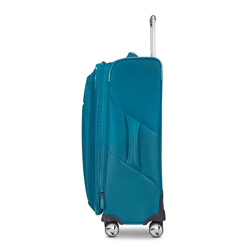 Ricardo Beverly Hills Seahaven 2.0 Softside Expandable Luggage, Quiet Any-Direction Wheels and Exclusive Packing Cube, Travel with Style and Organization, Midnight, Medium Check-In 25-Inch - Thumbnail 7