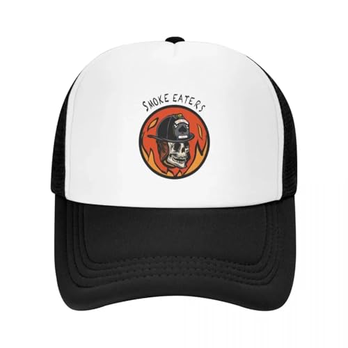 OUAAIECE Fireskull Comedor de Humo Gorra de béisbol Té Sombrero de Anime Sombrero de Sol para niños Mujeres Gorras de Hombre