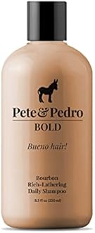 Pete & Pedro Bold & Cowboy Hair Care Daily Shampoo & Conditioner Set | Macho, Manly Bourbon& Tobacco Scent – Smells Incredible | Amazing Lather, Hydrates Hair | As Seen On Shark Tank, 8.5 oz. Each