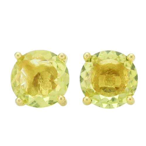 Boucles d'oreilles quartz citron argent 925 le cadeau d'anniversaire parfait