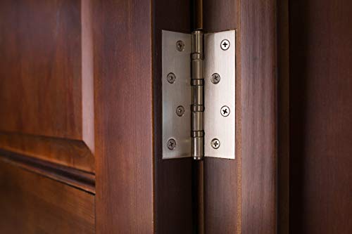 Richelieu Hardware 4821Fbb Full Mortise Ball Bearing Butt Hinge 3 1/2-Inch (89 Mm), Black, 2 Piece #TOP1