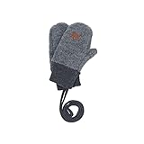 Kinderkleidung maximo Baby Jungen Handschuhe Wollfleece GOTS-6 - Kindermode : Baby - Jungen, Grau
