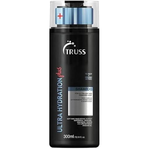 TRUSS Ultra Hydration PLUS Shampoo - For Color and Chemical Treated Hair - Restores Elasticity, Revitalizes, Adds Body & Shine to All Hair Types & Textures Cover