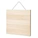 Darice Unfinished Wood Square, 12 Inches Shadowbox, Natural