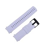 Generico Cinturino in gomma compatibile con 9 Sparta Ultra Speed, cinturino fotoelettrico for orologio Spartanbaro Sports, uomo e donna(White)