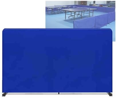 Portable Table Tennis Court Divider & Surround Block, Indoor/Outdoor Game Room Fence for Community Play, Space-Saving Sports Barrier