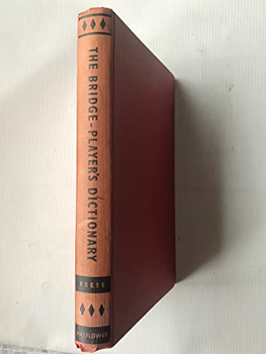 Bridge player's dictionary, B0007E83AI Book Cover