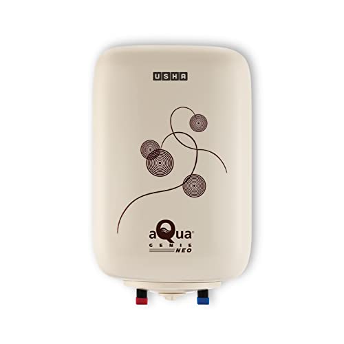 Image of Usha Aquagenie Neo 25 Litre Storage Water Heater with Free Installation (Ivory)