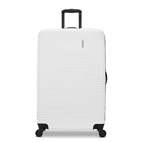 Image of American Tourister Groove Hardside Luggage with Spinner Wheels, White, 3-Piece Set (Carry On, Medium, Large)