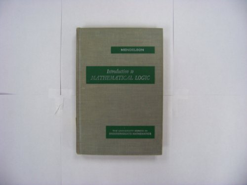 Introduction To Mathematical Logic B000ZZUT1K Book Cover