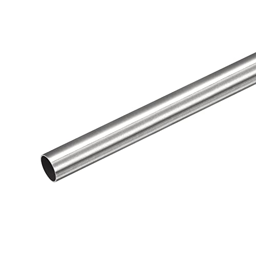 uxcell 304 Stainless Steel Capillary Tube, OD 9.5mm x 0.4mm Wall Thick 250mm Length Metal Tubing for Industry Machinery