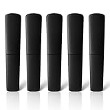 SUNGOOYUE Tenor Saxophone Reeds Strength,2.5 5 Pack Professional Grade Resin Made Reeds for Jazz Band Students and Musicians with Protective Plastic Case (Black)