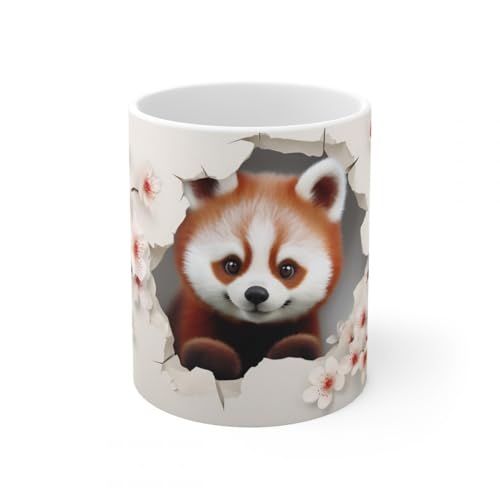 Jm-Déco Mug personnalisé Petit Panda - Idée cadeau - Mug original pour Enfant ou Adulte (Petit panda)