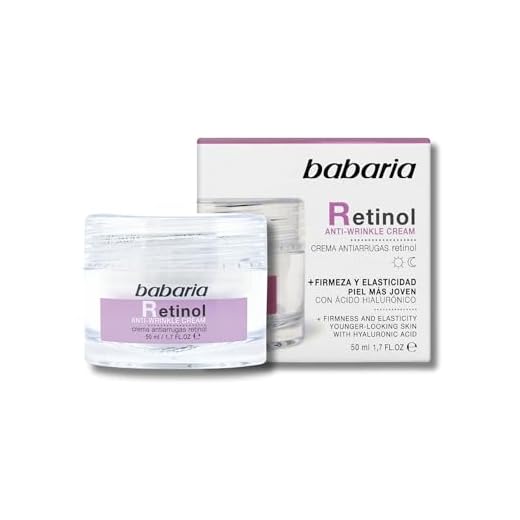 BABARIA Crema Facial Antiarrugas Mujer Retinol y Acido Hialuronico, Blanco, 50 Mililitros