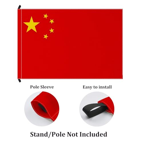 Drapeau de la Chine extérieur résistant pour célébration et décoration - 3